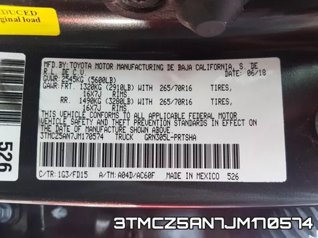3TMCZ5AN7JM170574 фото 2