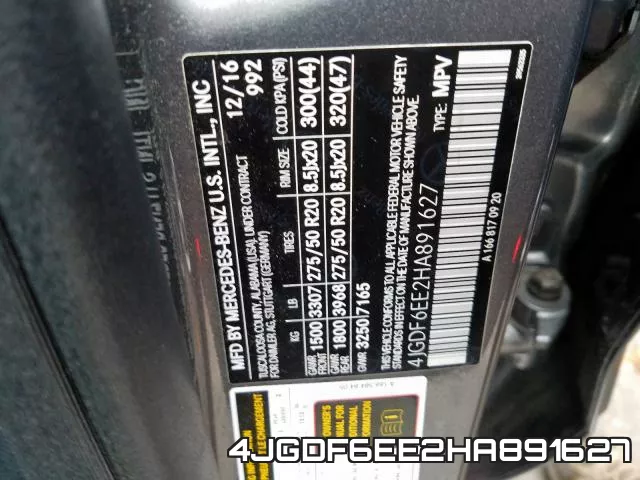 4JGDF6EE2HA891627 фото 2