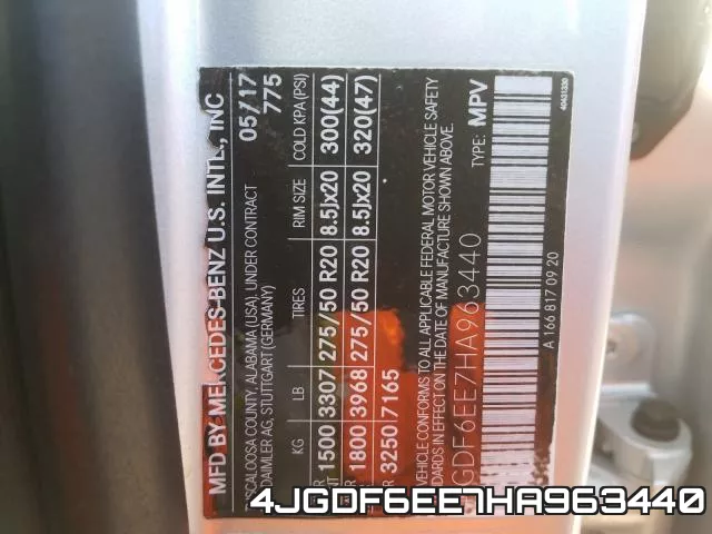 4JGDF6EE7HA963440 фото 2