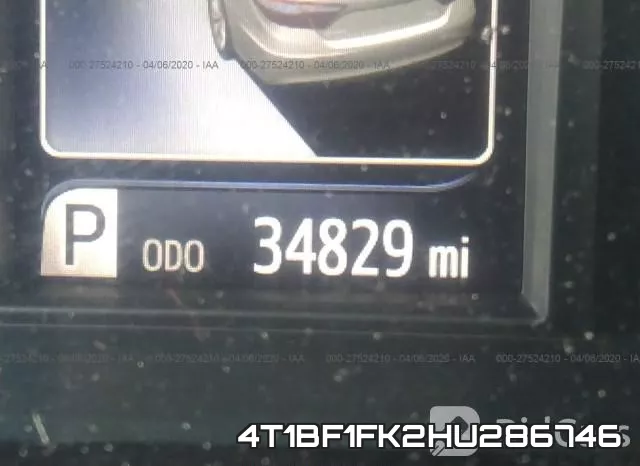 4T1BF1FK2HU286746 фото 8