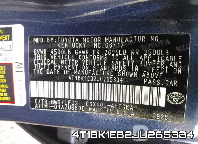 4T1BK1EB2JU265334 фото 10