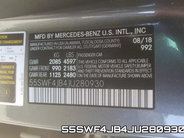 55SWF4JB4JU280930 фото 2