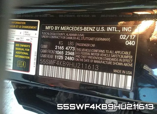 55SWF4KB9HU211613 фото 10