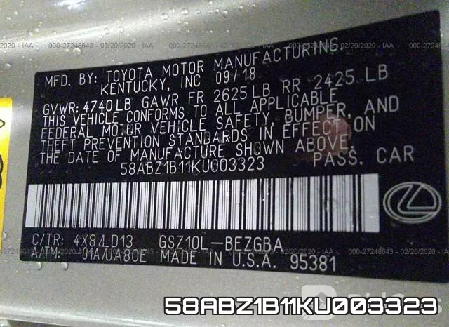 58ABZ1B11KU003323 фото 10