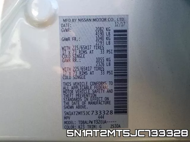 5N1AT2MT5JC733328 фото 2