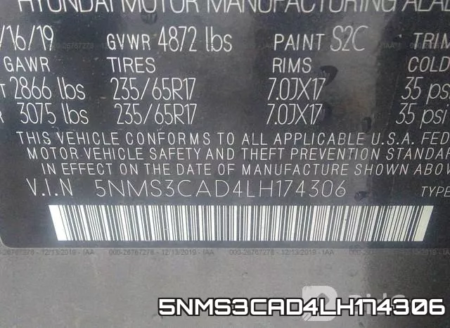 5NMS3CAD4LH174306 фото 9