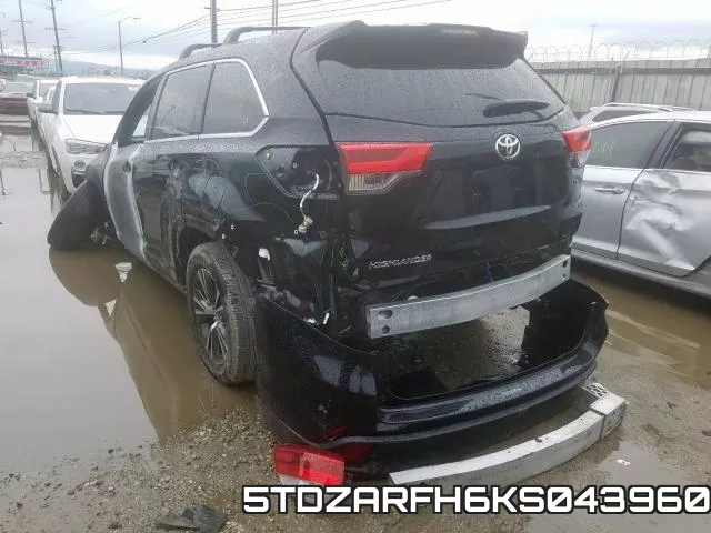 5TDZARFH6KS043960 фото 4