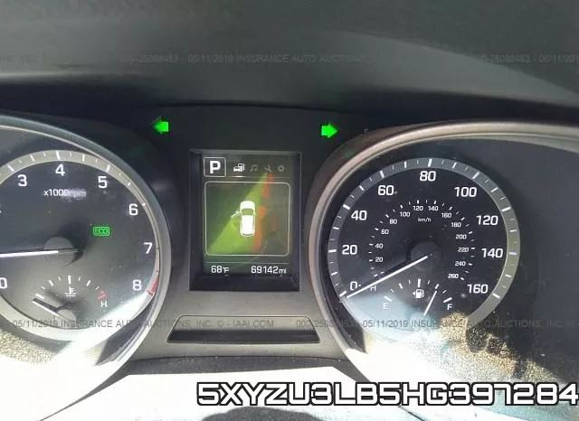 5XYZU3LB5HG397284 фото 8