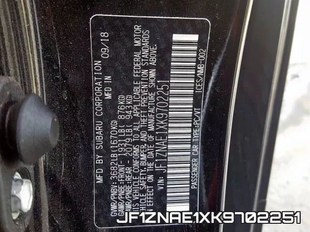 JF1ZNAE1XK9702251 фото 2