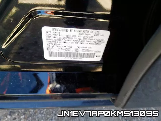 JN1EV7AP0KM513095 фото 2