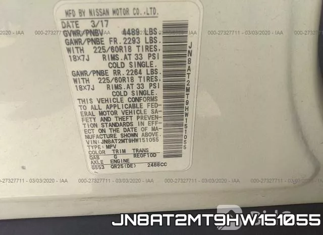 JN8AT2MT9HW151055 фото 10