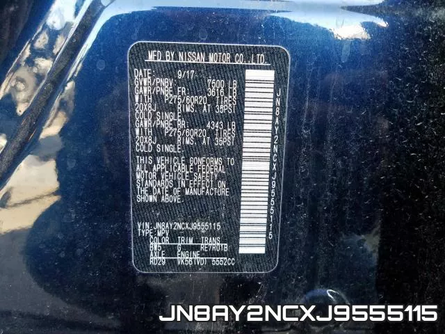JN8AY2NCXJ9555115 фото 2