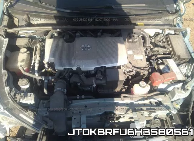 JTDKBRFU6H3580561 фото 2