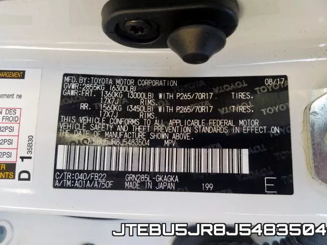 JTEBU5JR8J5483504 фото 2