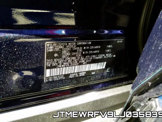 JTMEWRFV9LJ035839 фото 2