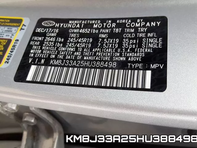 KM8J33A25HU388498 фото 2