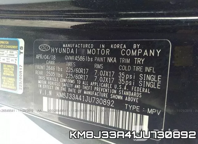 KM8J33A41JU730892 фото 10
