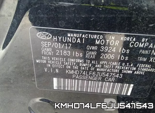 KMHD74LF6JU547543 фото 10