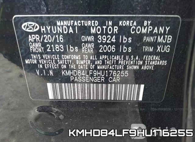 KMHD84LF9HU176255 фото 10