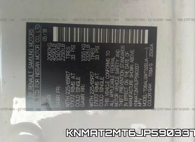 KNMAT2MT6JP590337 фото 10