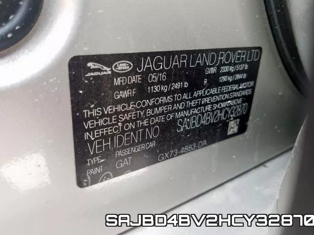 SAJBD4BV2HCY32870 фото 2