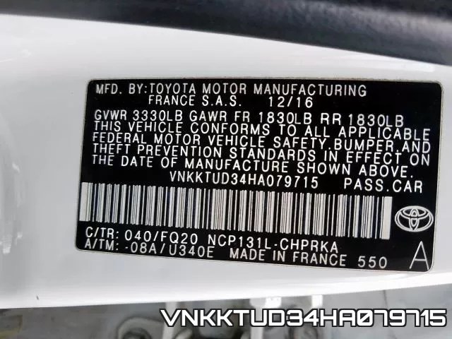 VNKKTUD34HA079715 фото 2