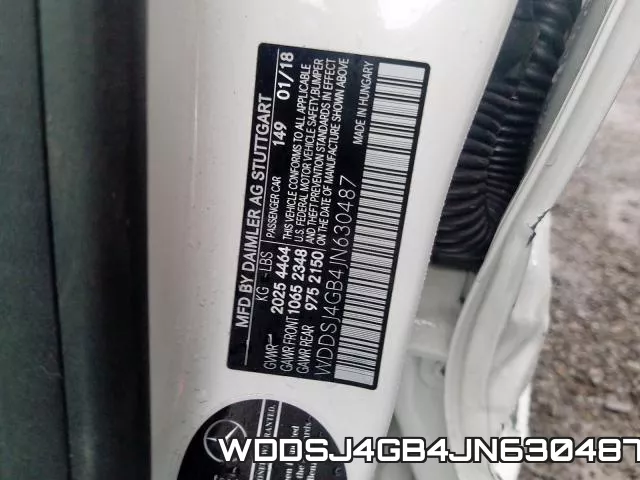 WDDSJ4GB4JN630487 фото 2