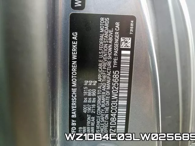 WZ1DB4C03LW025685 фото 2