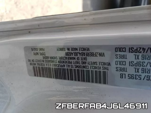 ZFBERFAB4J6L46911 фото 2