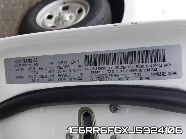 1C6RR6FGXJS324106 фото 2