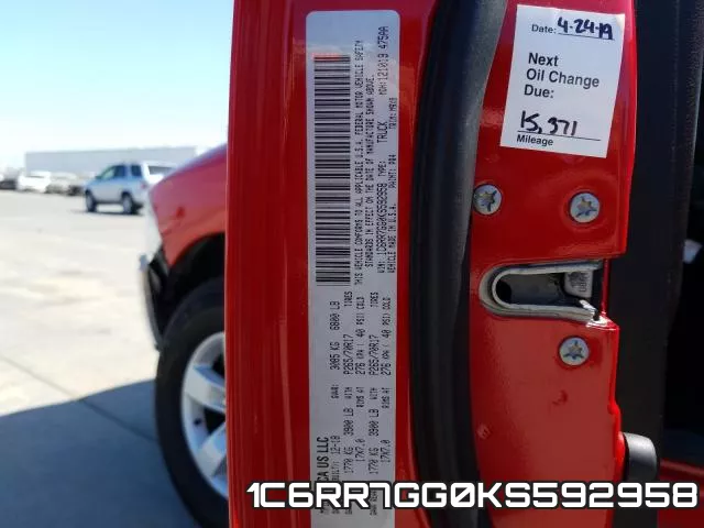 1C6RR7GG0KS592958 фото 2