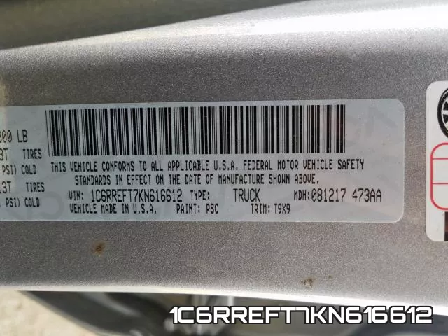 1C6RREFT7KN616612 фото 2