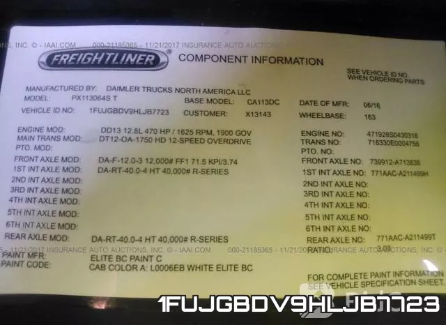 1FUJGBDV9HLJB7723 фото 2