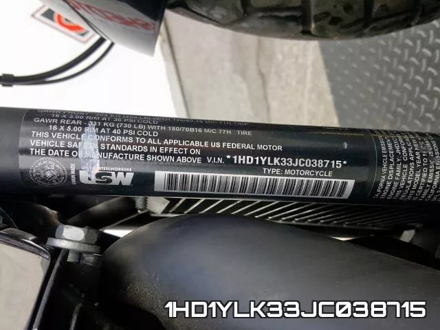 1HD1YLK33JC038715 фото 2