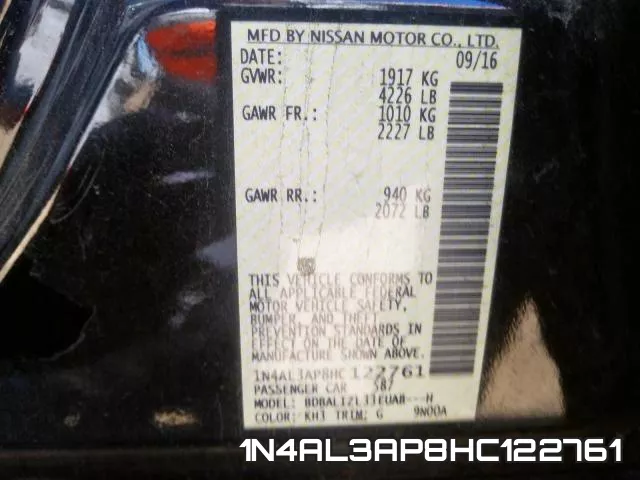 1N4AL3AP8HC122761 фото 2