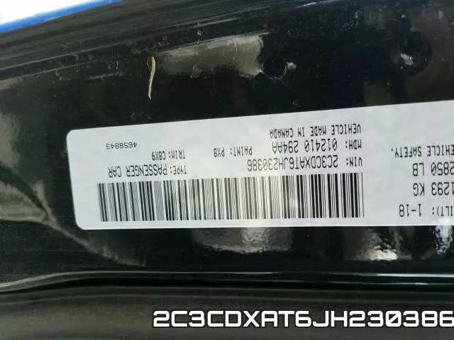 2C3CDXAT6JH230386 фото 2