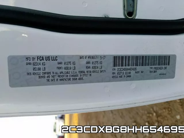 2C3CDXBG8HH654695 фото 2