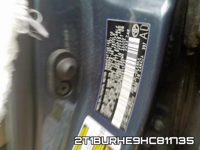 2T1BURHE9HC811735 фото 2