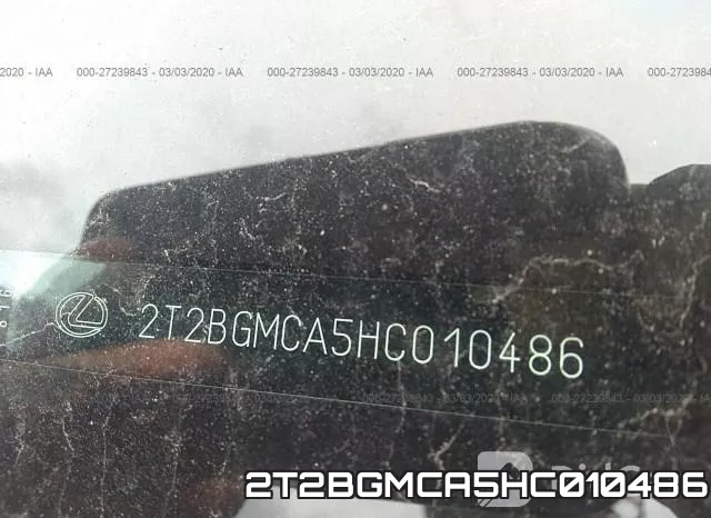 2T2BGMCA5HC010486 фото 10