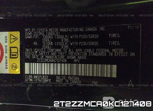 2T2ZZMCA0KC127408 фото 10