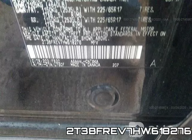 2T3BFREV7HW618276 фото 10