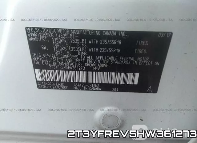2T3YFREV5HW361273 фото 10