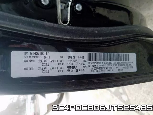 3C4PDCBG6JT525485 фото 2