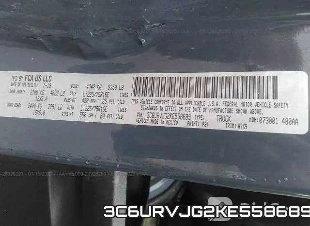 3C6URVJG2KE558689 фото 10