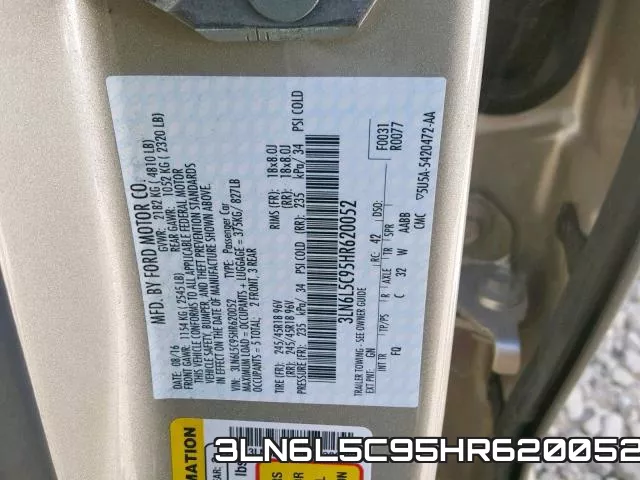 3LN6L5C95HR620052 фото 2
