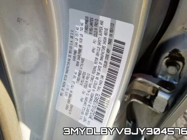 3MYDLBYV8JY304576 фото 2