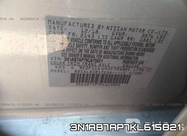 3N1AB7AP7KL615821 фото 10