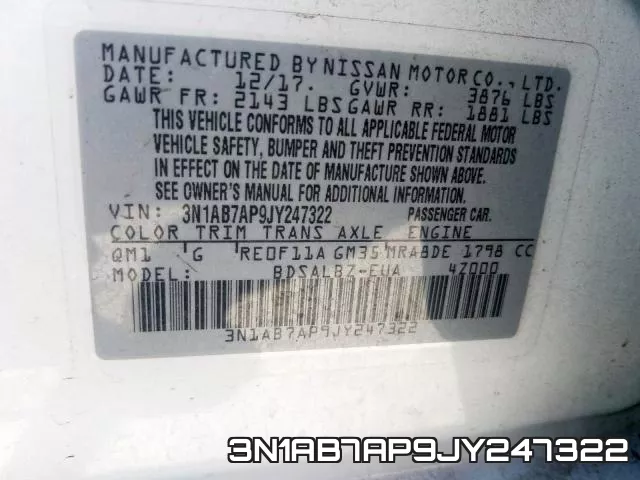 3N1AB7AP9JY247322 фото 2