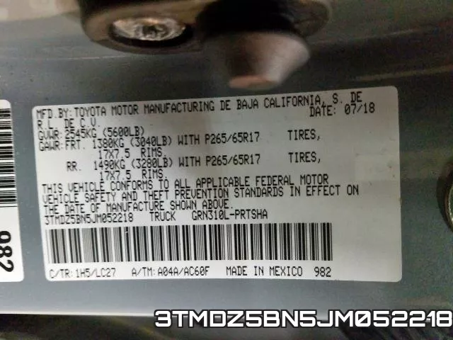 3TMDZ5BN5JM052218 фото 2