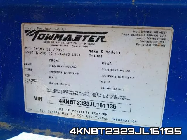 4KNBT2323JL161135 фото 2